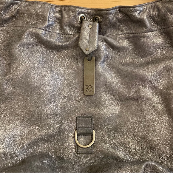 Botkier New York Silver Metallic Hobo Bag - Picture 5 of 9